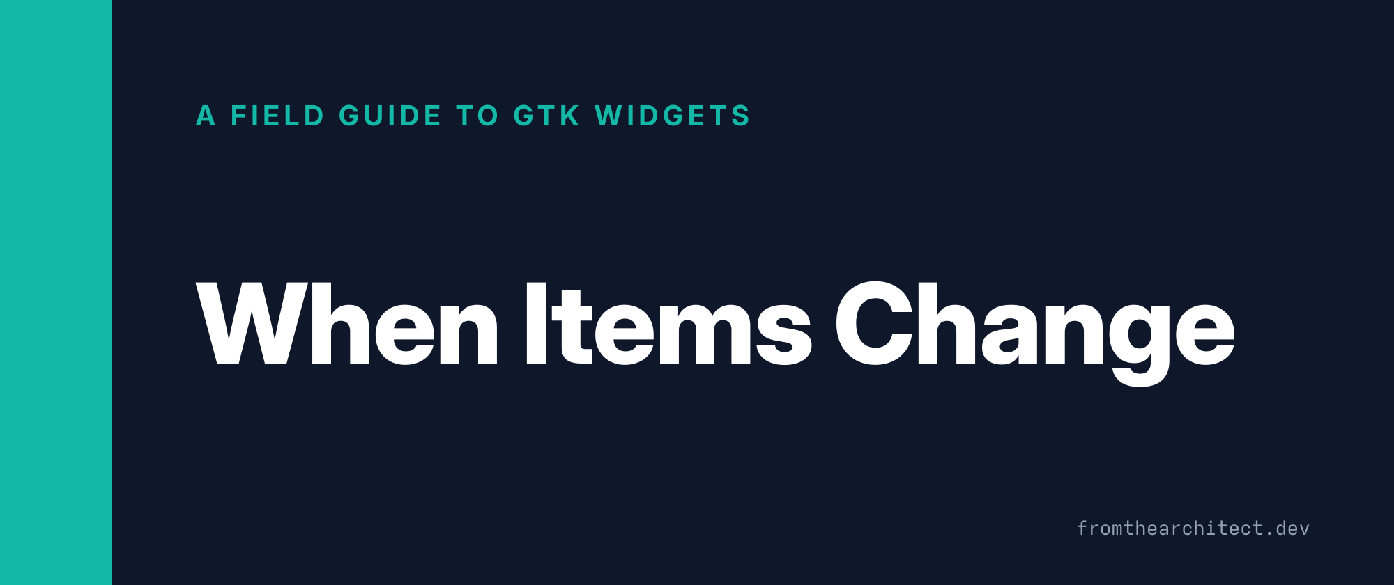 Keeping a GTK4 SortListModel in Order When Items Change